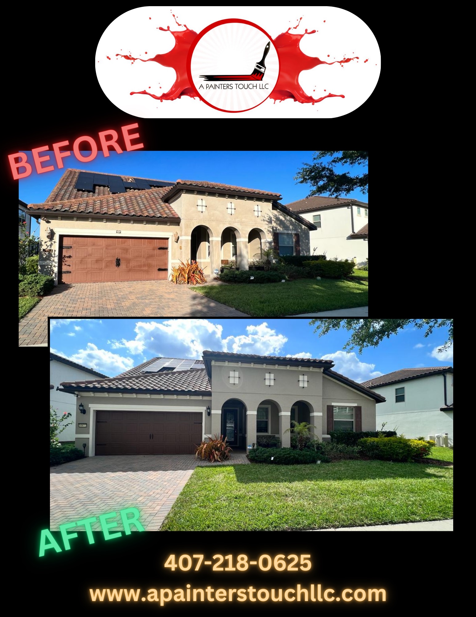 A Stunning Exterior Transformation in Orlando, Florida